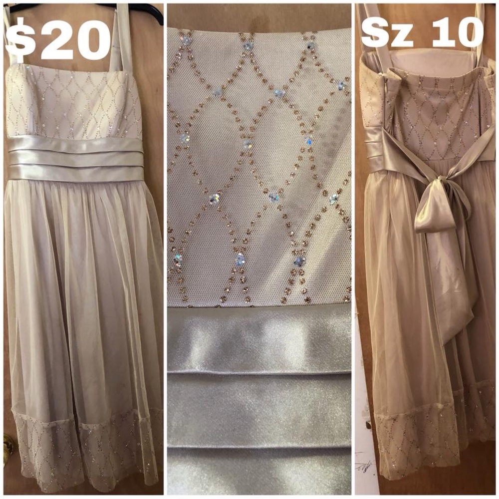 Cream Homecoming dress